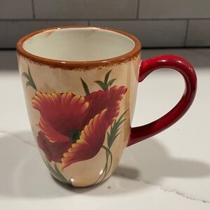 Pier 1 Poppies Mug